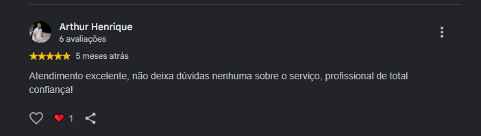Depoimento de cliente da Climattc no Google